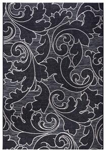 Mujkoberec Original Kusový koberec Elina 105840 Black – na von aj na doma - 77x150 cm