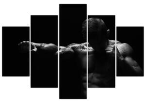 Obraz - mužské telo (Obraz 150x105cm)