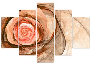 Obraz - kvet ruže (Obraz 150x105cm)