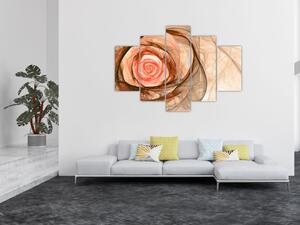 Obraz - kvet ruže (Obraz 150x105cm)
