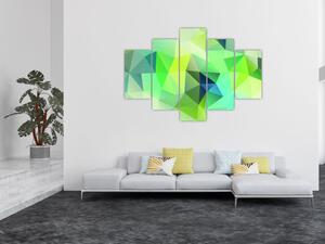 Abstraktný obraz - triangle (Obraz 150x105cm)