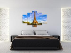 Obraz - Eiffelova veža (150x105 cm)
