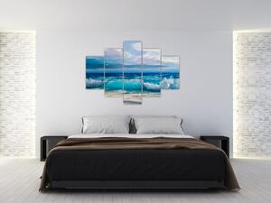 Obraz piesočné pláže (Obraz 150x105cm)