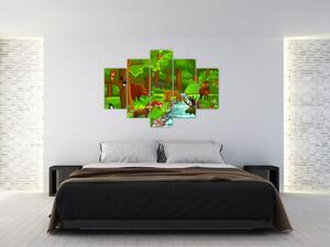 Detský obraz: lesné príroda (Obraz 150x105cm)