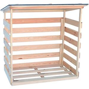 Wood Drevník 119 x 64 x 118 cm, prírodný ROJAPLAST 151/152