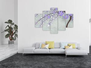 Kvitnúce strom - abstrakcie (Obraz 150x105cm)