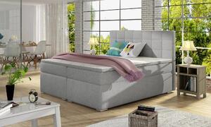 Kontinentálna posteľ ARBOREN 140x200 - šedá