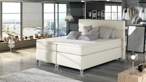 Manželská kontinentálna posteľ ESTORIA 160x200 - svetlo béžová