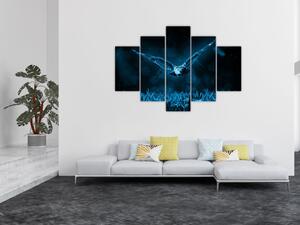 Moderný obraz - sova (Obraz 150x105cm)