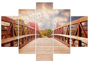Cesta cez most - obraz (Obraz 150x105cm)