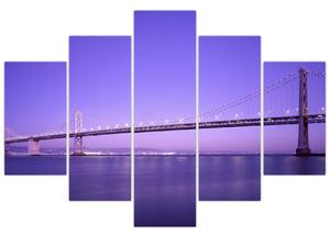 Obraz dlhého mosta (Obraz 150x105cm)