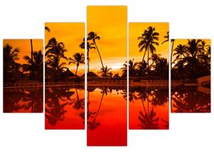 Obraz - tropická krajina (Obraz 150x105cm)