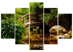 Obraz dreveného mosta (Obraz 150x105cm)