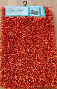 Kúpeľňová predložka Sparkle - červeno-oranžová, 50x80 cm