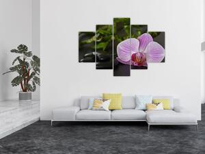 Moderný obraz kvetu (Obraz 150x105cm)
