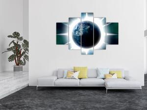 Moderný obraz zemegule (Obraz 150x105cm)