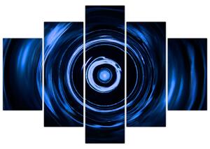 Modrý abstraktný obraz (Obraz 150x105cm)