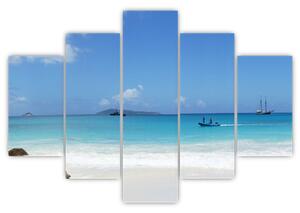 Obraz - piesočná pláž (Obraz 150x105cm)