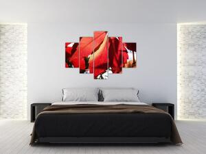 Obraz červených listov (Obraz 150x105cm)