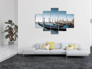 Obraz gondol - Benátky (Obraz 150x105cm)