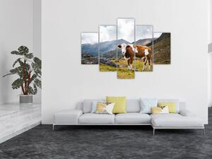 Obraz kravy na lúke (Obraz 150x105cm)