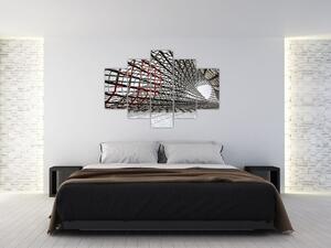 Obraz kovové mreže (Obraz 150x105cm)