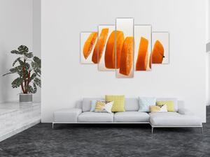 Moderný obraz - dieliky pomaranča (Obraz 150x105cm)