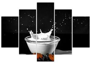Obraz misky s mliekom (Obraz 150x105cm)
