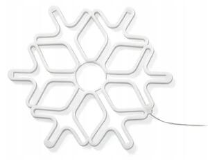 Vonkajšie dekoratívne LED svietidlo "snehová vločka" / Ø 59 cm / teplá biela