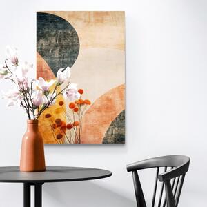 Obraz vzory s kvetinou Peach Fuzz