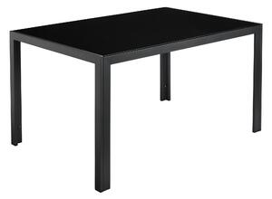Livarno home Hliníkový záhradný stôl Houston, čierny (100371163)