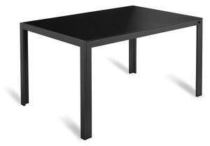 Livarno home Hliníkový záhradný stôl Houston, čierny (100371163)