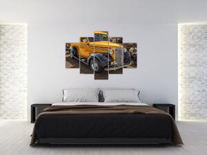 Obraz žltého auta (Obraz 150x105cm)