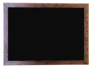 Čierna tabuľa na magnetky v rustikálnom ráme 60x40 cm