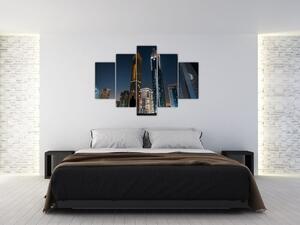 Obraz nočného mesta na stenu (Obraz 150x105cm)