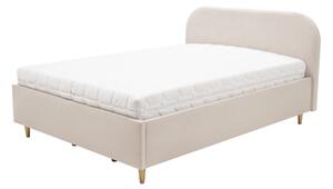 Čalúnená posteľ SANTANDI na zlatých nohách 140x200 cm
