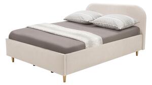 Čalúnená posteľ SANTANDI na zlatých nohách 160x200 cm