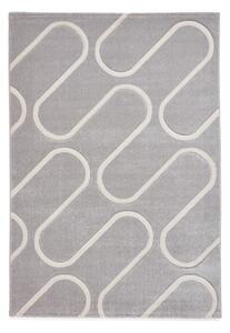 Sivý koberec 80x150 cm Linear Curve – Catherine Lansfield