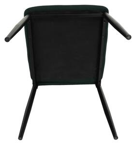 Jedálenská stolička Coleta Nova - smaragdová / čierna