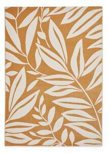 Okrovožltý koberec 80x150 cm Sorral Leaves – Catherine Lansfield