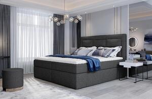 Boxspringová posteľ 140x200 TERIVO - antracitová