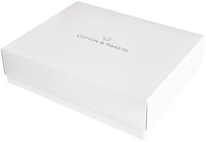 Cotton & Sweets Junior obliečky s volánom svetlo sivá 100x135cm