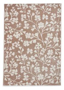 Svetlohnedý koberec 80x150 cm Grace Floral – Catherine Lansfield