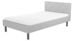 Rám postele BASIC ALBERTO sivý 120x200 cm