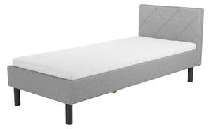 Rám postele BASIC ALBERTO sivý 90x200 cm