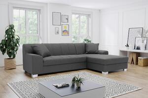 ROHOVÁ SEDAČKA, textil, sivá MID.YOU - Sedačky, Online Only