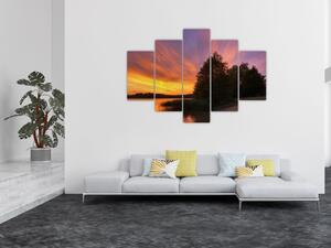 Farebný západ slnka - obraz (Obraz 150x105cm)