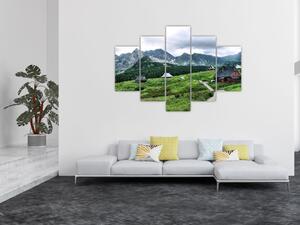 Údolie hôr - obraz (Obraz 150x105cm)