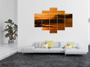 Západ slnka - moderné obrazy (Obraz 150x105cm)