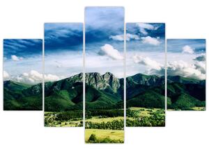 Horský výhľad - moderné obrazy (Obraz 150x105cm)
